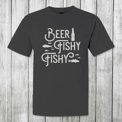 'Round Here Clothing Beer Fishy Fishy