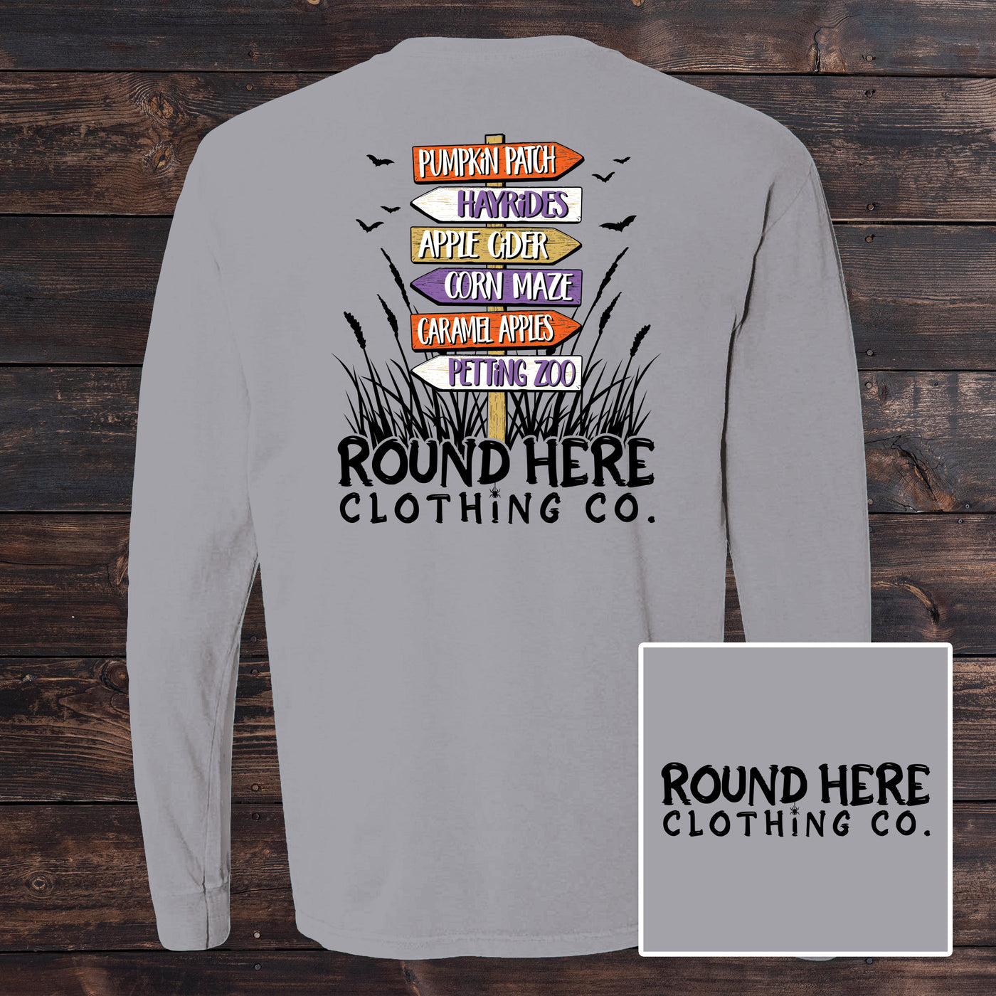 'Round Here Clothing Fall Directions