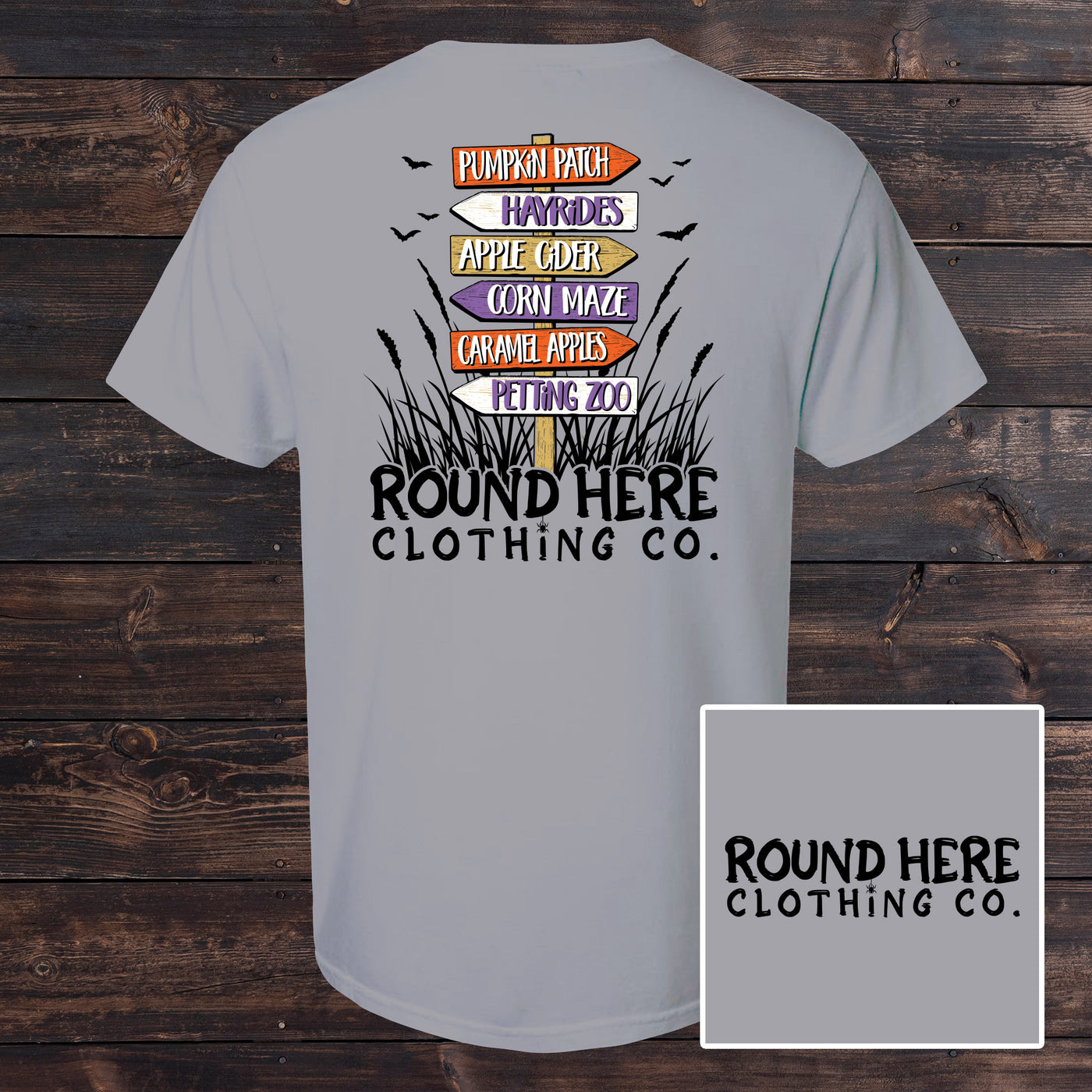 'Round Here Clothing Fall Directions