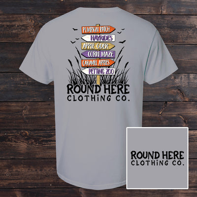 'Round Here Clothing Fall Directions