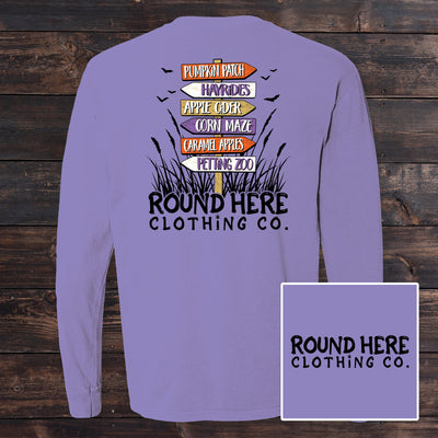 'Round Here Clothing Fall Directions