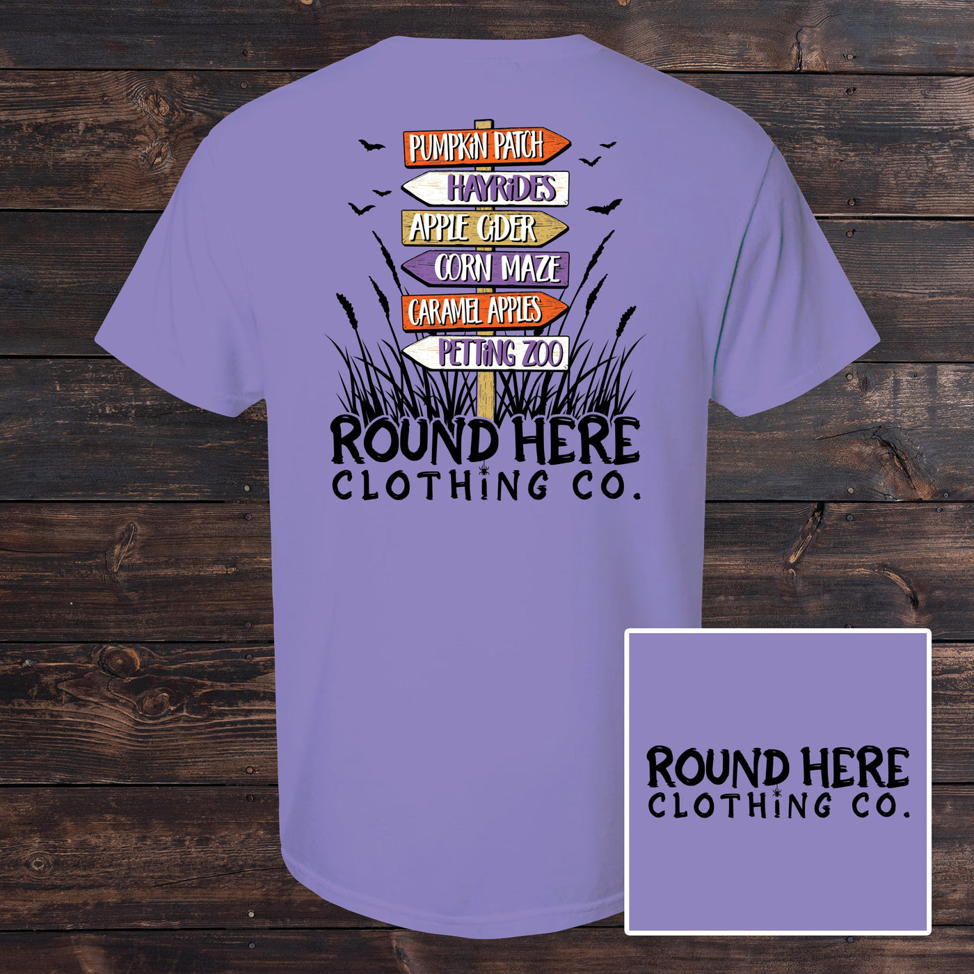 'Round Here Clothing Fall Directions