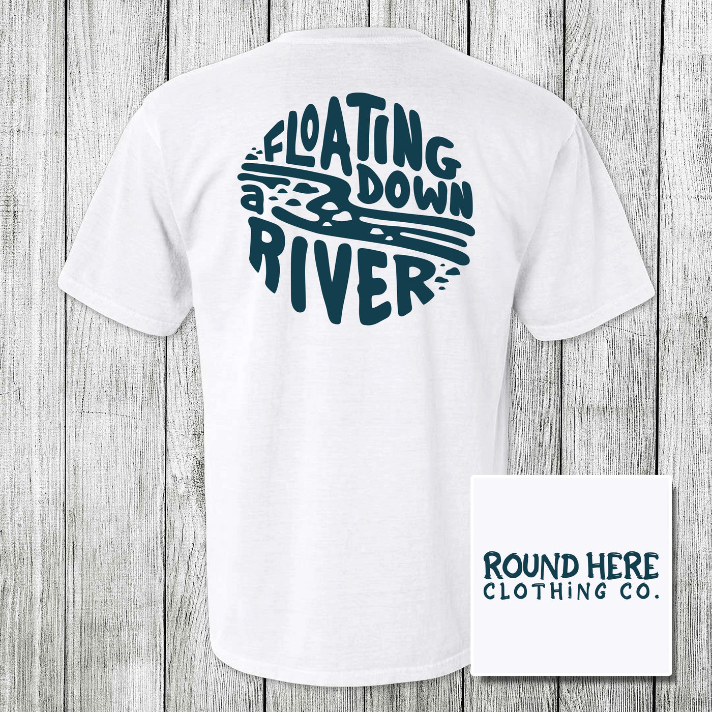 'Round Here Clothing Floating Down a River