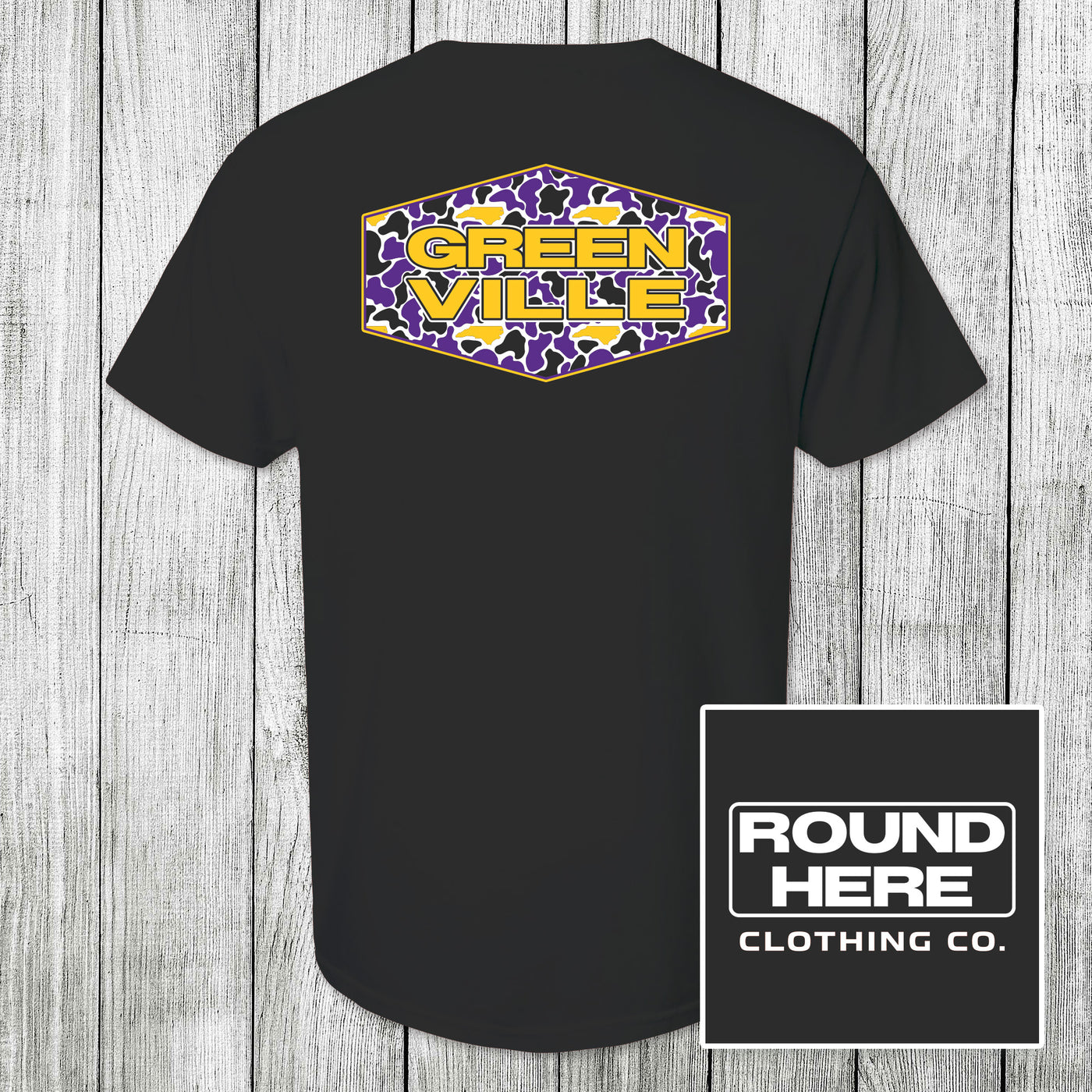 'Round Here Clothing Greenville Camo Black