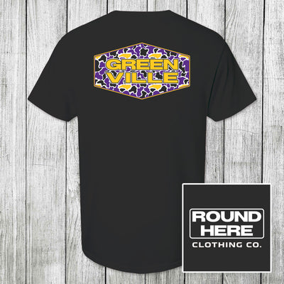 'Round Here Clothing Greenville Camo Black