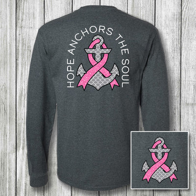 Daydream Tees Hope Anchors the Soul Dark Heather