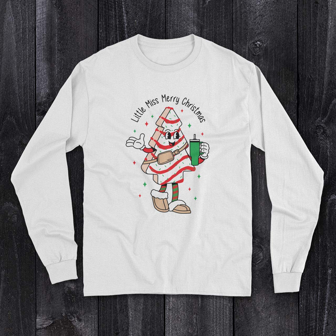 Daydream Tees Little Miss Merry Christmas