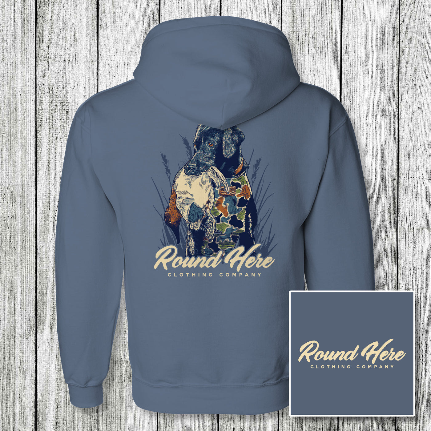 'Round Here Clothing Mallard Retriever