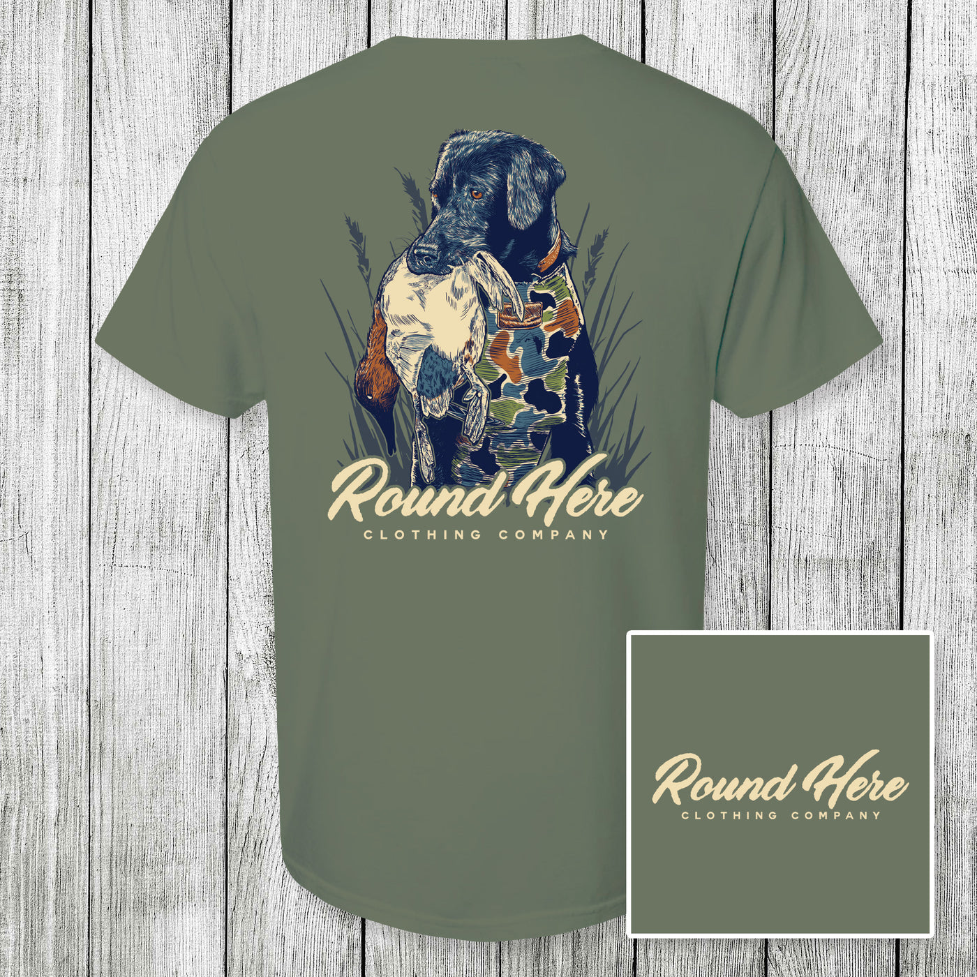 'Round Here Clothing Mallard Retriever