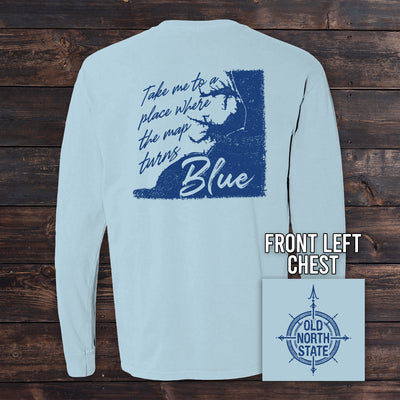 The Old North State - Map Turns Blue NC