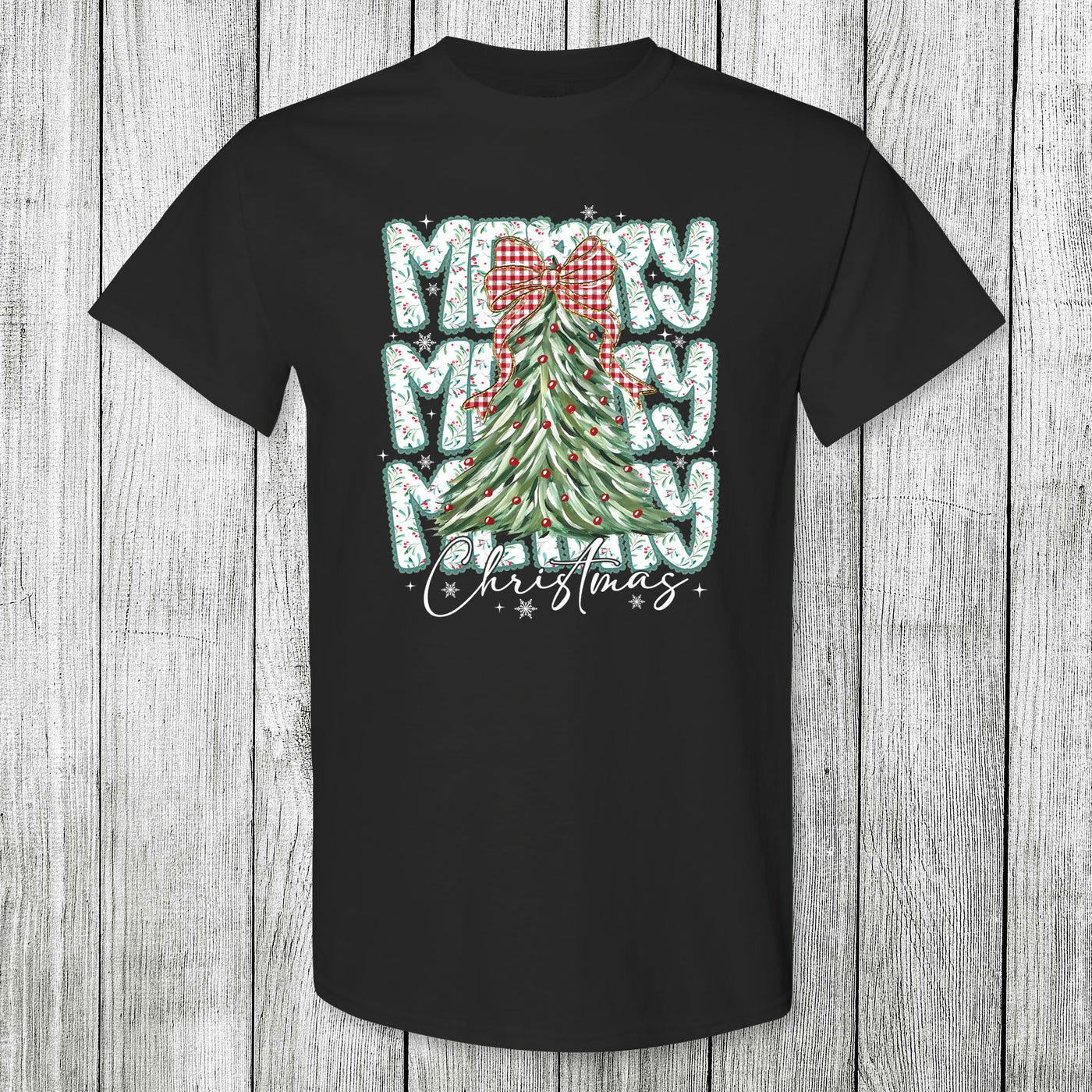 Daydream Tees Merry Christmas Tree
