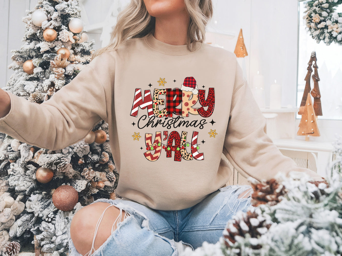 Daydream Tees Merry Christmas Y'all