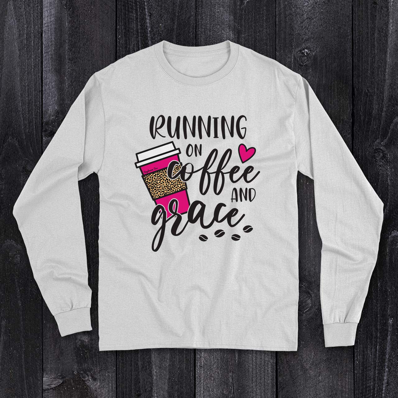 Daydream Tees Running on Coffee and Grace