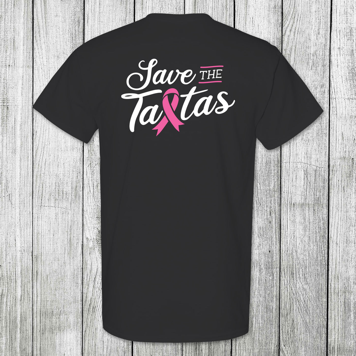 Daydream Tees Save the Tatas Black