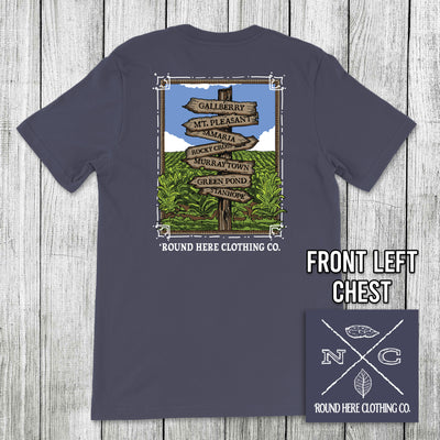 Round Here Clothing Tobacco Crossroads Gallberry