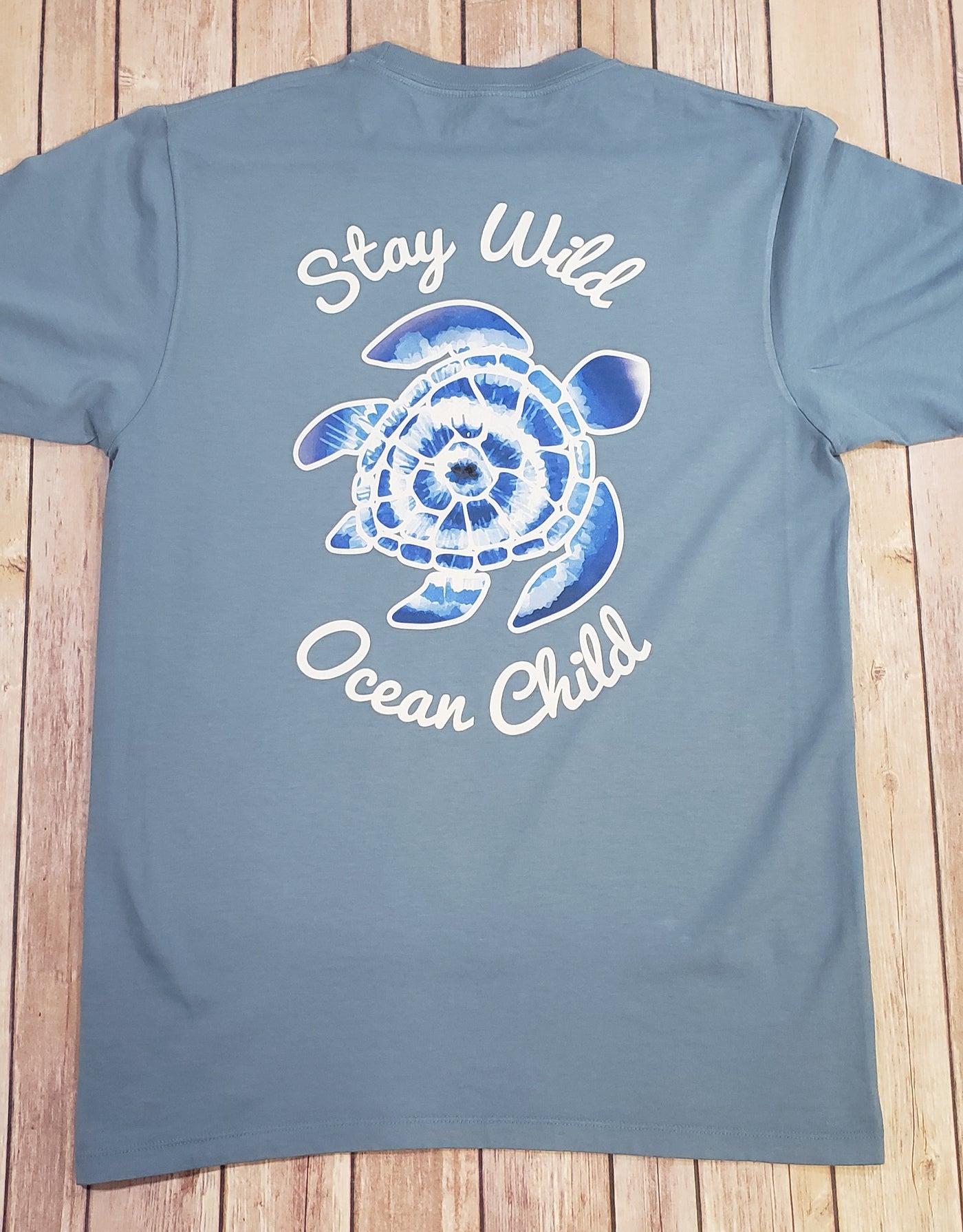Daydream Tees Stay Wild Ocean Child Blue Jean