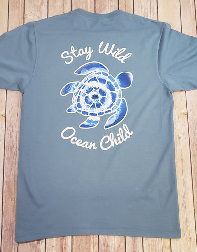 Daydream Tees Stay Wild Ocean Child Blue Jean