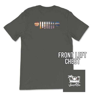 Daydream Tees Beach Jeep Charcoal