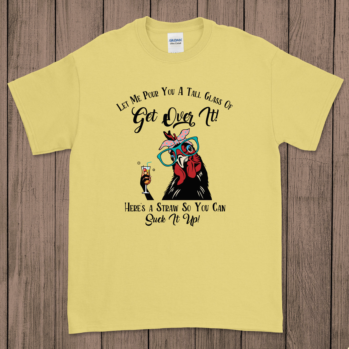 Daydream Tees Let Me Pour You a Tall Glass Cornsilk