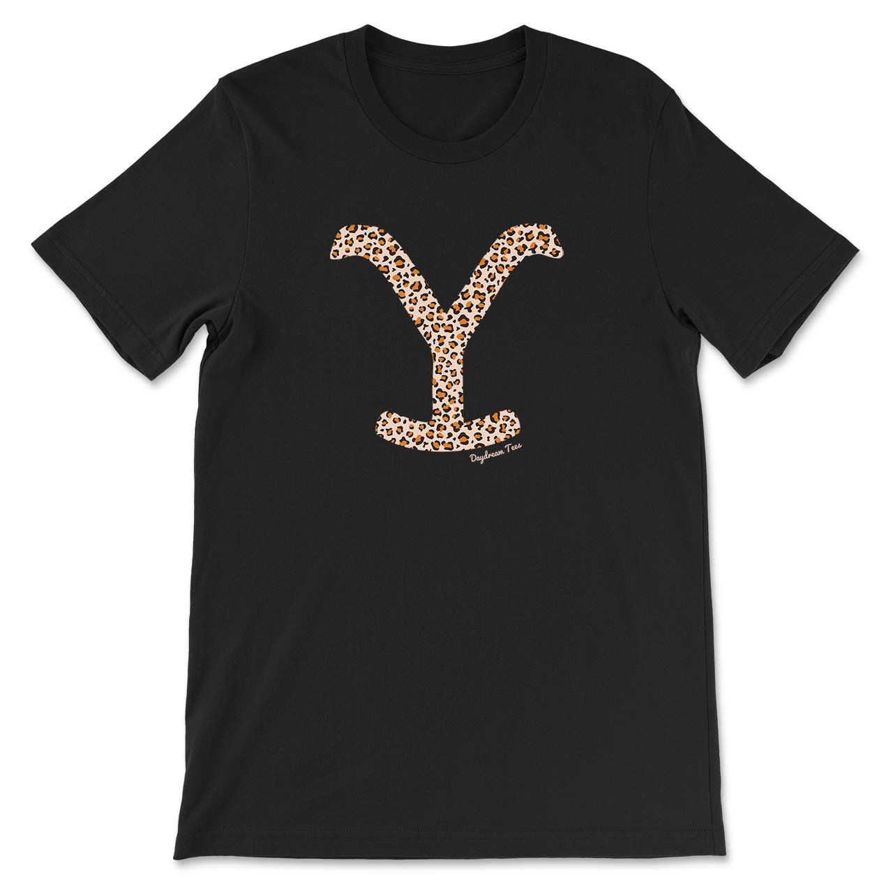Daydream Tees Y Brand Leopard Black